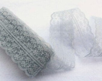 Gray Lace-40mm-1-1/2"-3 YDS #L40-17