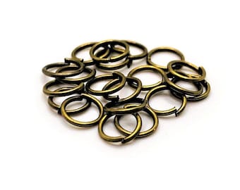 Bronze Jump Ring-6mm-100 PCS