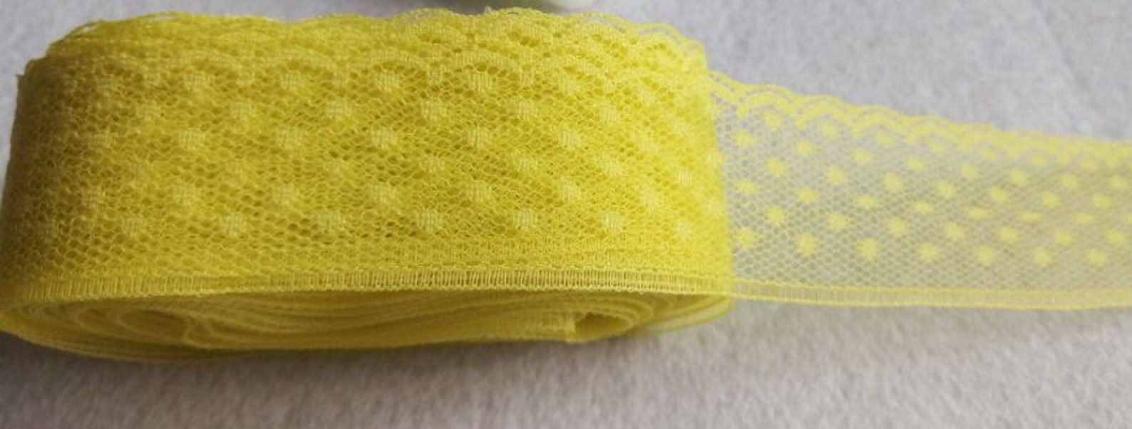 Yellow Stretch Lace30mm1.183 YDS Etsy