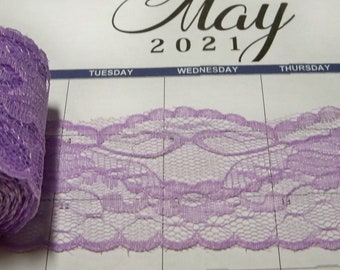 Lavender Lace-60mm (2-1/4") - 3 YDS.