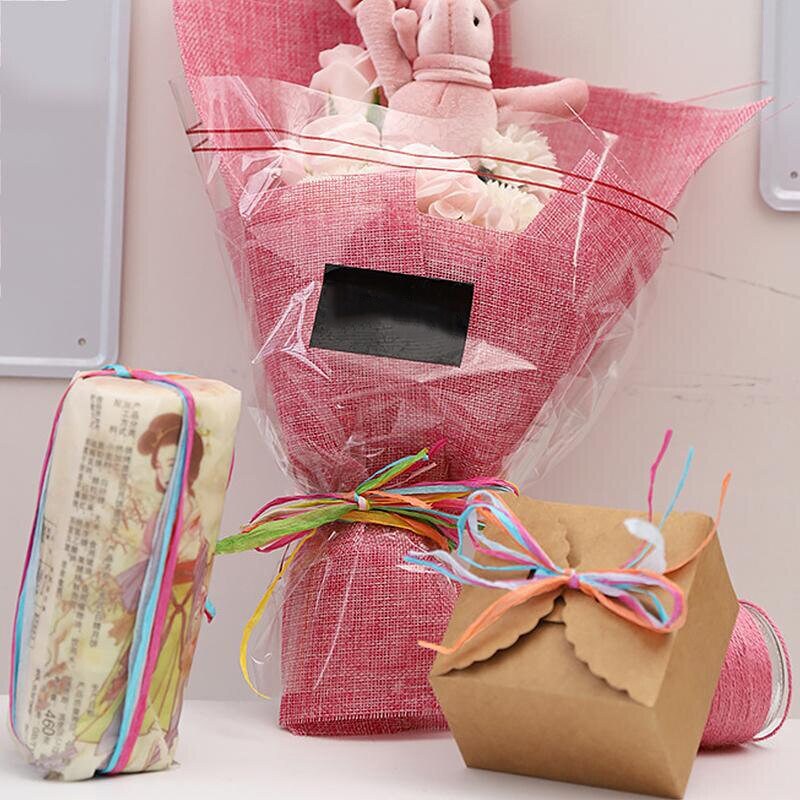 Color Ribbon Paper Multi Color Paper Wraphia Ribbon-color4 - 8 YARDS - Etsy