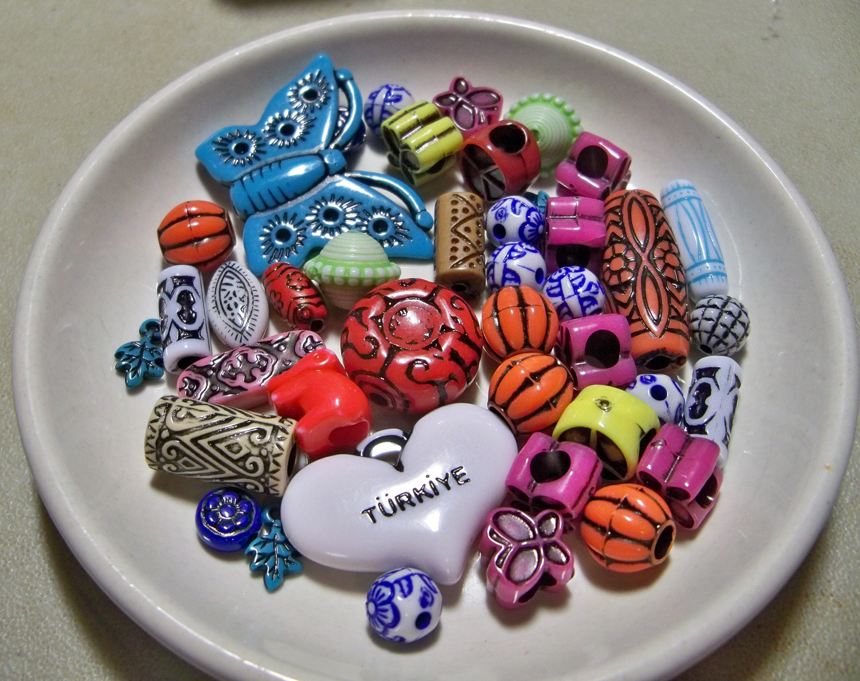 Lot Of 20 Mixed Assorted Bags of Beads for Jewelry Making Hobby & Crafts