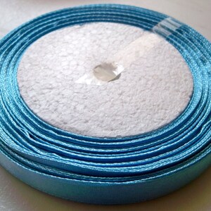 Satin Ribbon-Baby Blue-10mm 3/8&quot;-10 yds.-#R009