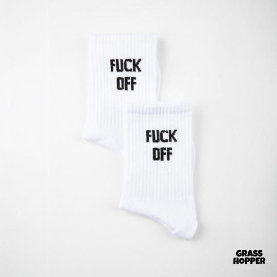 Fuck Off Socken – Lustige Statement Socken | Geschenk unter 10 , Affordable Gift Idea , Birthday Gift