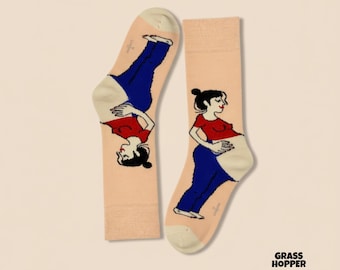 Pregnant Women Gift Socks • Funny Maternity Gift Socks • Baby Shower Gift • Mama to Be Gift • Baby Themed Socks •  Pregnancy Present