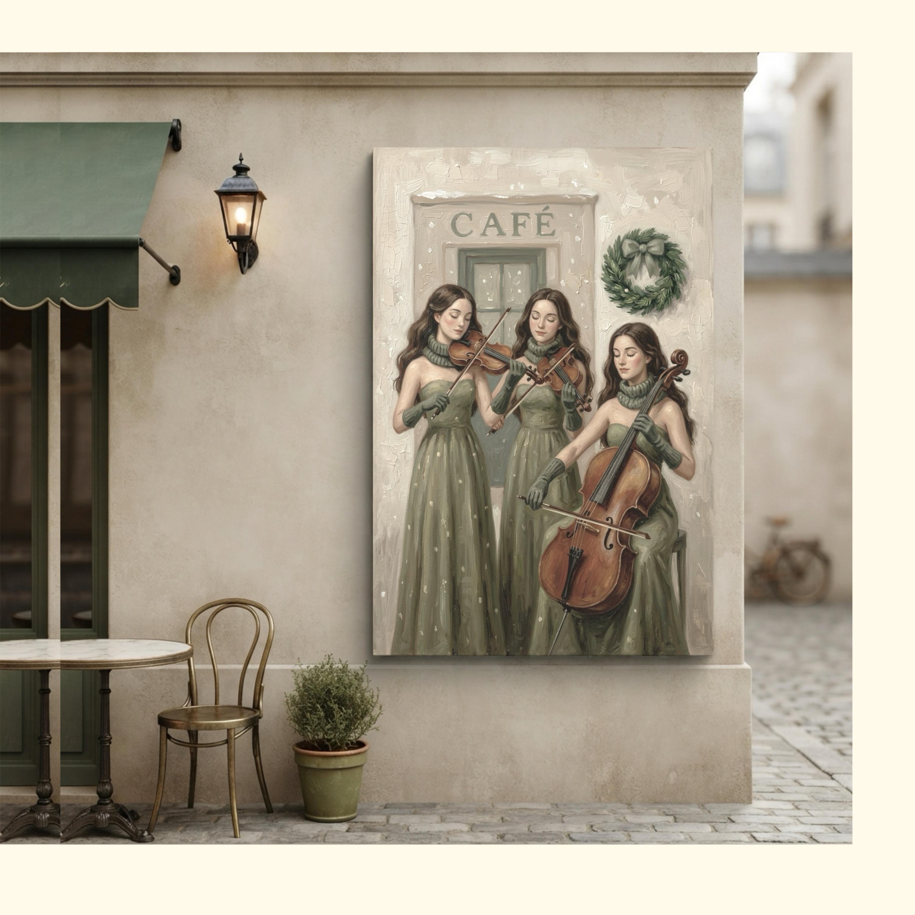 Paintings of Women With Musical Instruments - Etsy