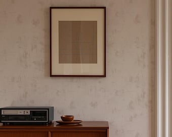 Papel pintado de cal neutro – Revestimiento de pared minimalista Wabi Sabi autoadhesivo o no tejido, colores personalizados.