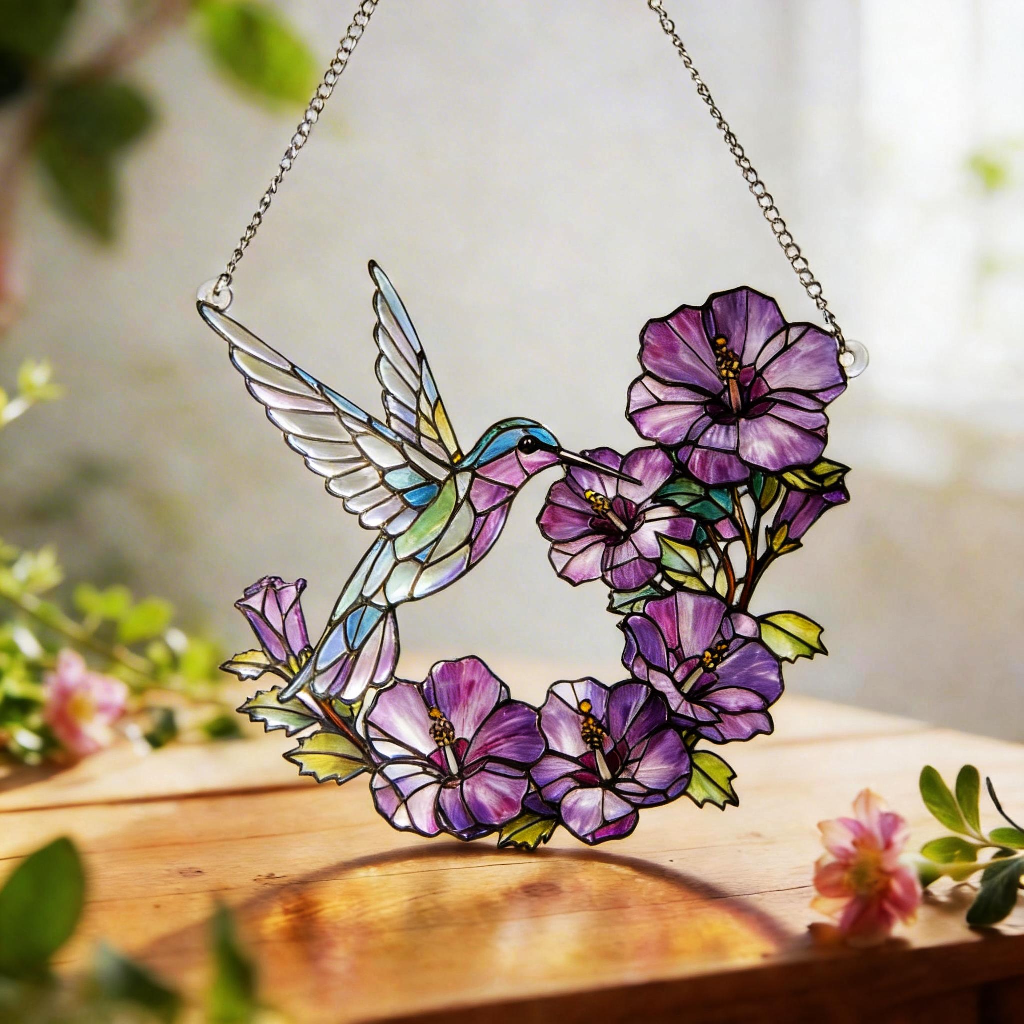 Lavender Stained Glass - Etsy