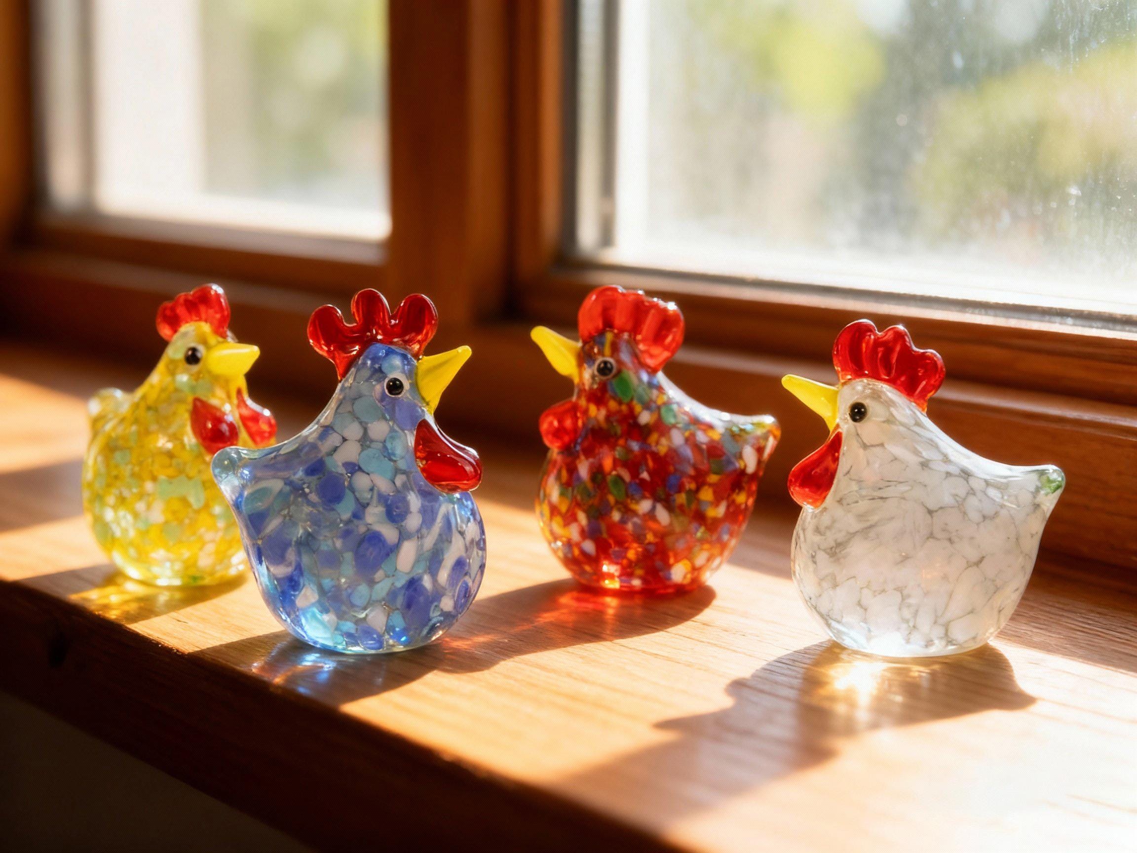 Hen on Nest Glass - Etsy Canada