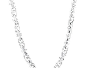 P3 POMPEII3 Men's 14k Gold (78gram) or Platinum (146gram) 7mm Link Chain Necklace 20"