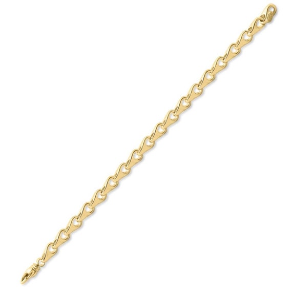 Men's Solid 14k Yellow Gold 48.3 gram 8 mm Link Bracelet 8.5