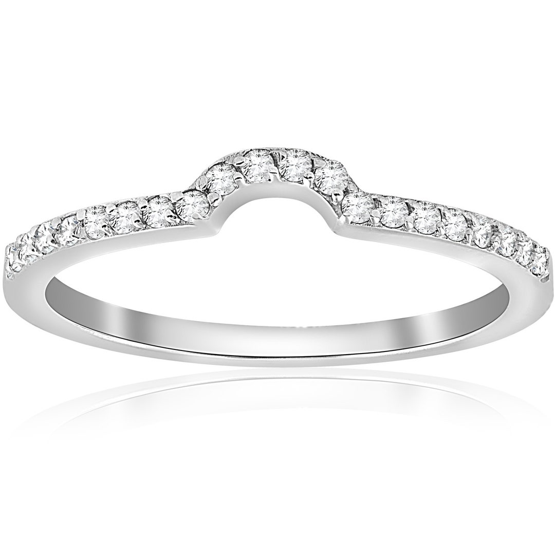 Diamond Wedding Ring Diamond Guard Wedding Ring Womens Anniversary