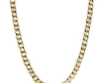 P3 POMPEII3 Men's Curb 14k Gold (48gram) or Platinum (90gram) 7.5mm Link Chain Necklace 20"