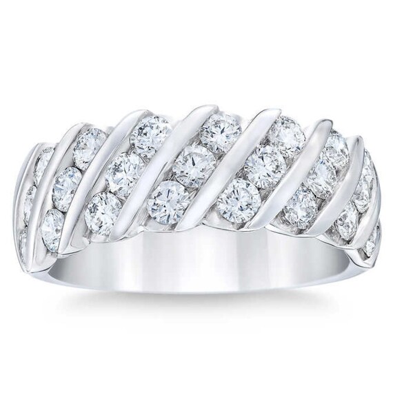 Platinum anniversary hotsell ring