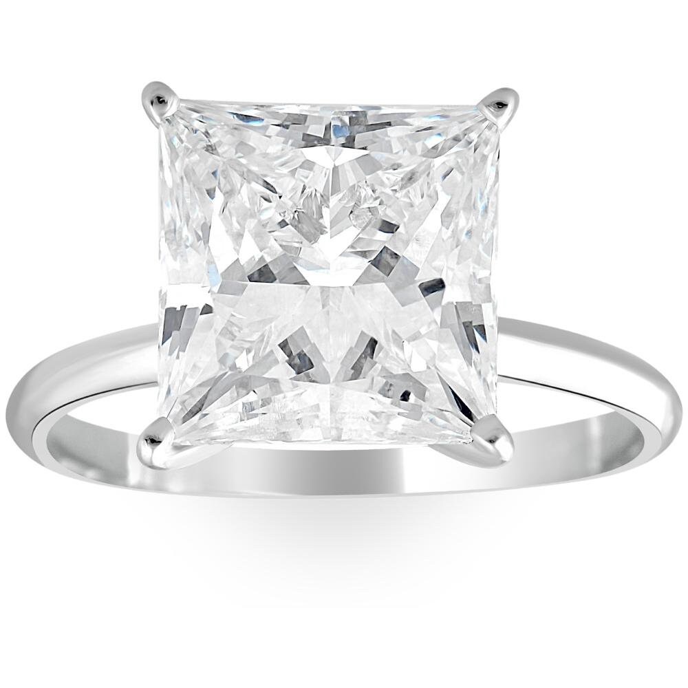 5ct princess cut diamond cheap ring