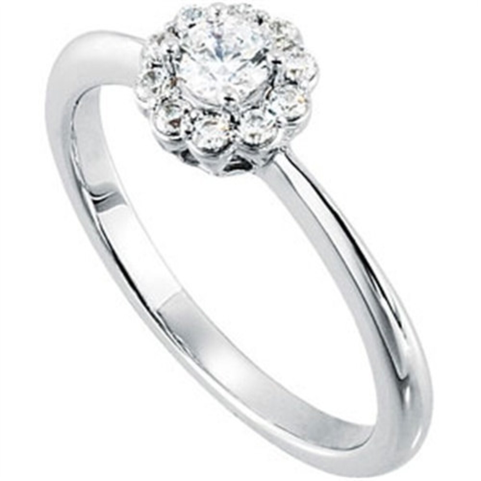 Engagement Ring Diamond VS .55CT Round Solitaire Rope Ring 14K Etsy