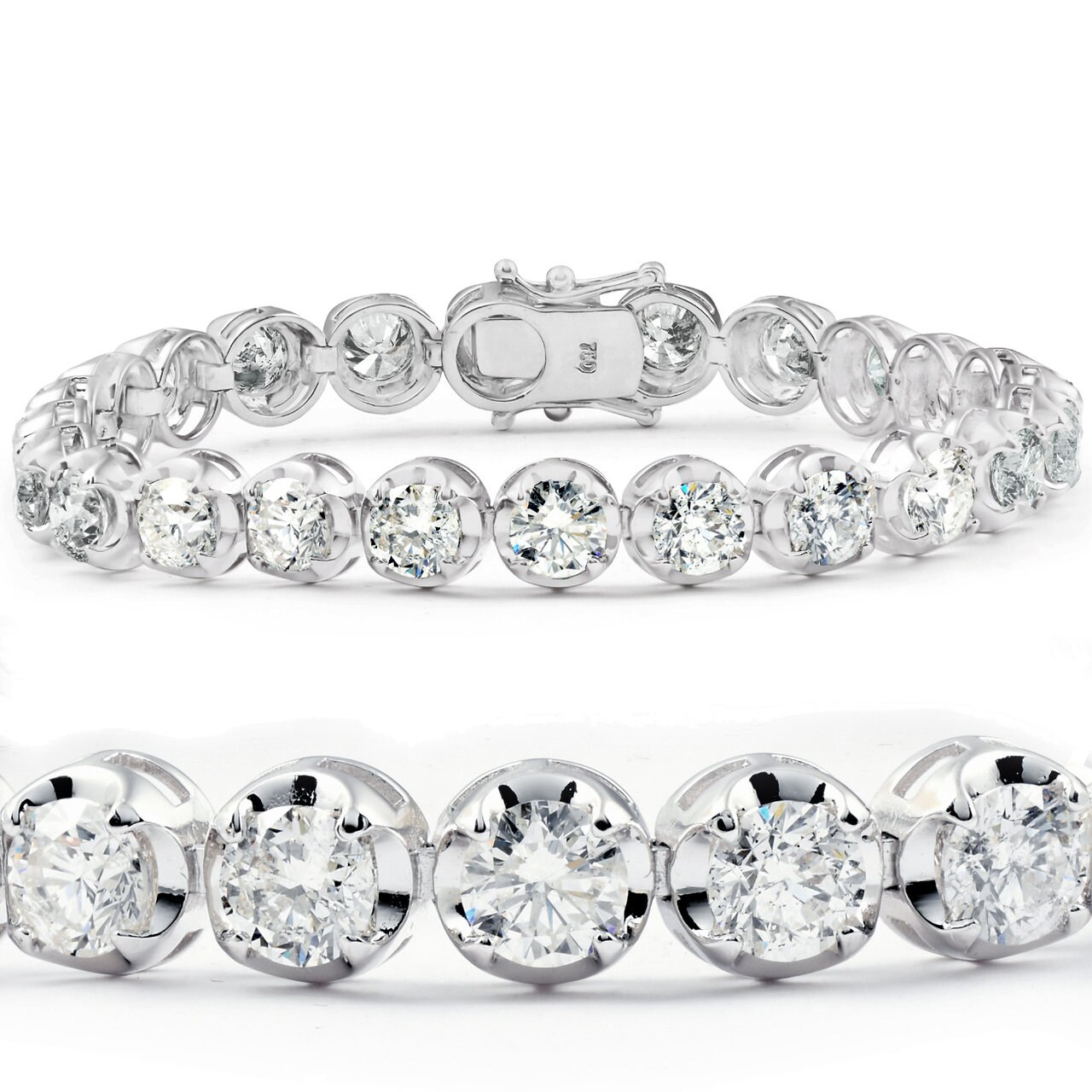 Halo diamond shop tennis bracelet
