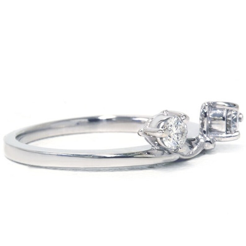 1/4CT Diamond Ring Insert Enhancer Notched Wedding Anniversary Etsy