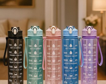 Bottiglia D'acqua Personalizzata In Acciaio Inox Con Nome. Regali Personalizzati - Foto 8