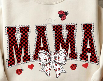 Perlas de mariquita mamá para el Día de la Madre PNG, Mamá con lunares PNG, Día de la Madre PNG, Mamá universitaria con lazo PNG, Mamá con flores silvestres PNG, Mamá PNG, Regalo para mamá