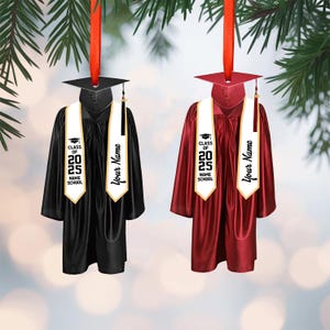 Personalized Graduation Ornament 2025: Custom Senior Keepsake