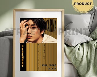 Han Jisung Karma Album Style Poster | Stray Kids Digital Download