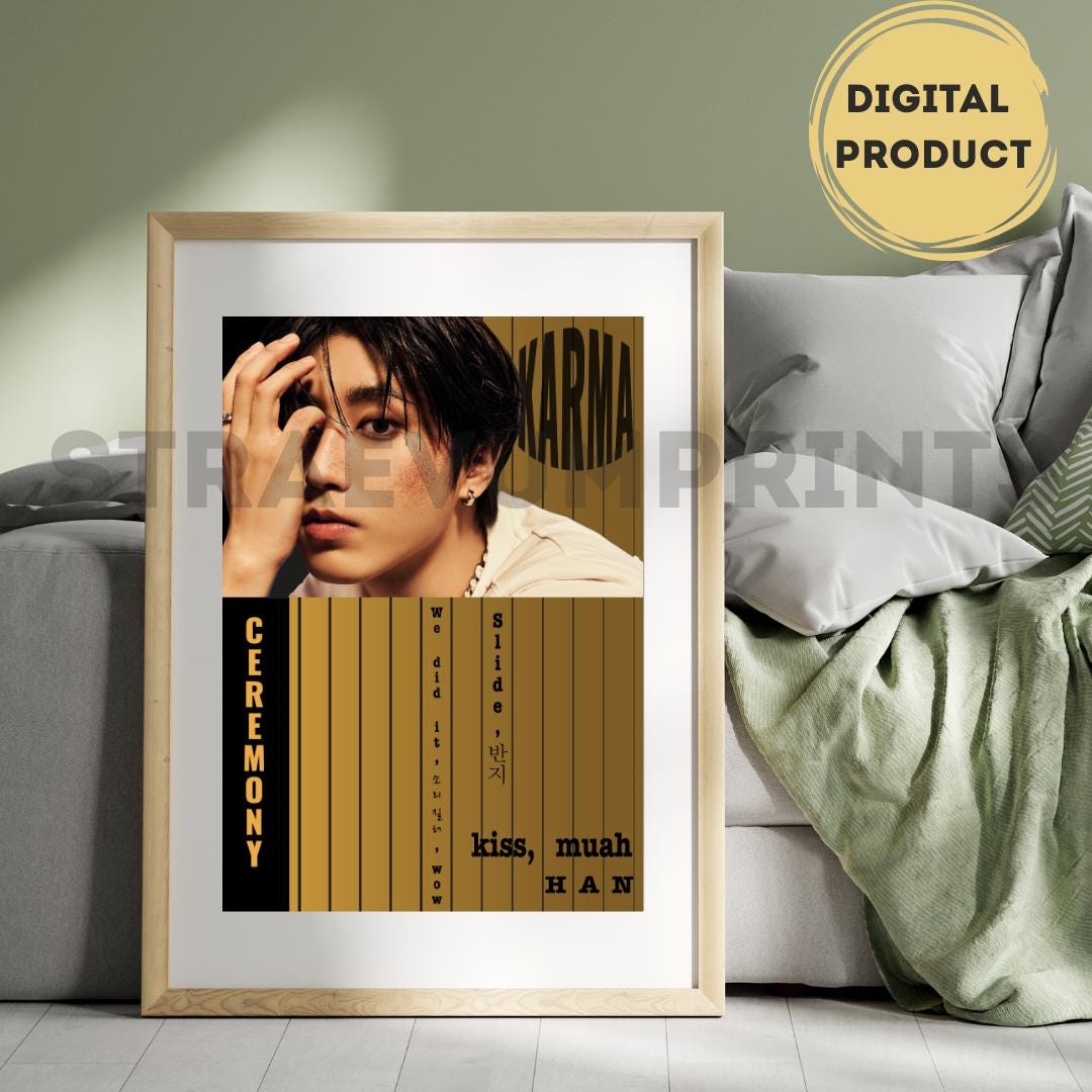 Stray Kids Han Poster - Etsy