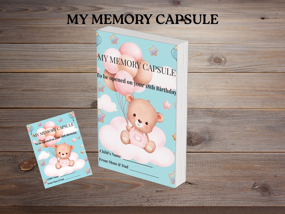 My Memory Capsule | Printable Time Capsule Journal | Digital Memory ...