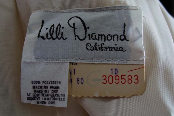 Lilli Diamond Lined Formal Vintage Dress Venice L… - image 6
