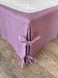 Softened Linen Bed Skirt - Natural, Eco-Friendly, Custom Size