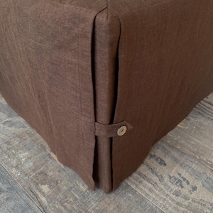 Softened Linen Bed Skirt - Natural, Eco-Friendly