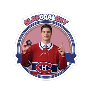 SlafGOALsky Kiss-Cut Aufkleber | Juraj Slafkovsky Montreal Canadiens Aufkleber