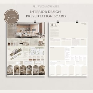Argile Interior Design Presentation Panel Template | Canva Moodboard image 13