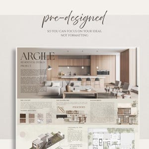 Argile Interior Design Presentation Panel Template | Canva Moodboard image 7