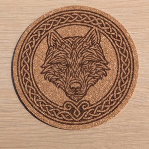Viking Cork Coasters – 33 Norse Symbols | Customizable Set of 2, 4, 6, or 8 (+ Bottle Opener Option) | Viking Gift & Decor Idea image 16