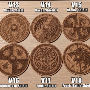 Viking Cork Coasters – 33 Norse Symbols | Customizable Set of 2, 4, 6, or 8 (+ Bottle Opener Option) | Viking Gift & Decor Idea image 5