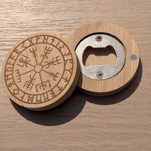 Viking Cork Coasters – 33 Norse Symbols | Customizable Set of 2, 4, 6, or 8 (+ Bottle Opener Option) | Viking Gift & Decor Idea image 10