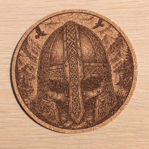 Viking Cork Coasters – 33 Norse Symbols | Customizable Set of 2, 4, 6, or 8 (+ Bottle Opener Option) | Viking Gift & Decor Idea image 20