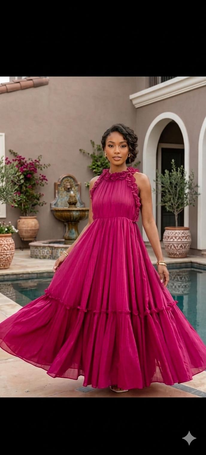 Magenta Dress