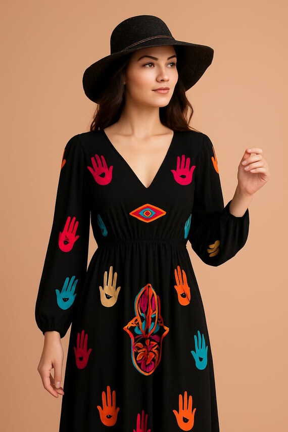 chinese dress ladies Amazon.com: Simple Evil Eye Maxi Dresses for Women Long Sleeve Dress Casual  Loose Party Dress : Clothing, Shoes & Jewelry