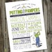 Golf Baby Shower, Golf Shower, Putting and Pampers, Golf Party, Golf Shower Invite, Baby Shower for Dad, PRINTABLE, Man Baby Shower,