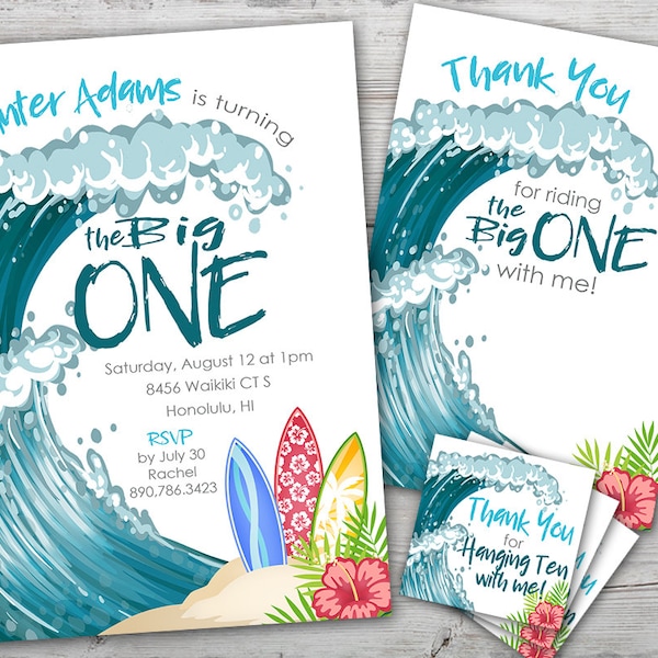 Surf Birthday - Etsy