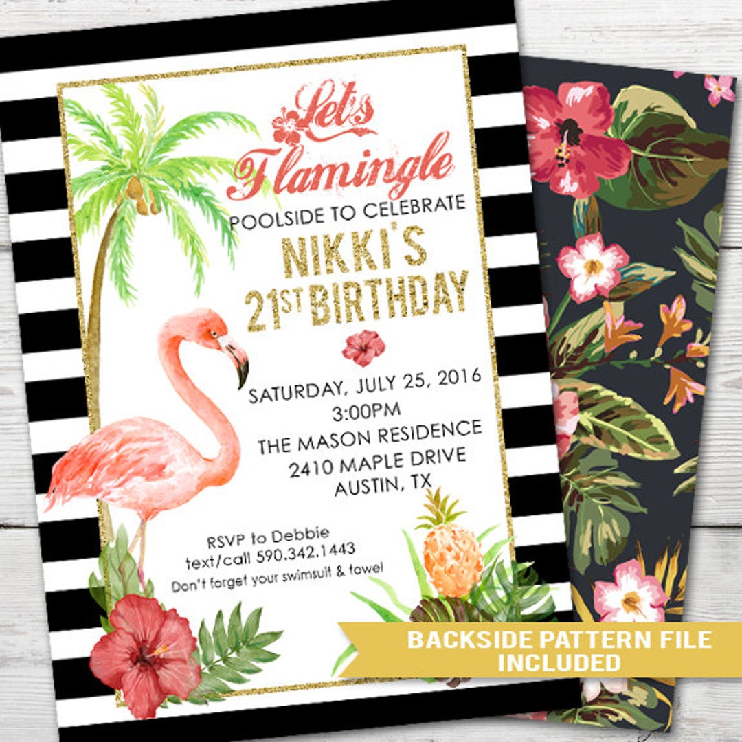 Printable Pink Flamingos for Nest Magazine  Impresiones de la fiesta,  Manualidades para fiestas, Fiesta de flamenco