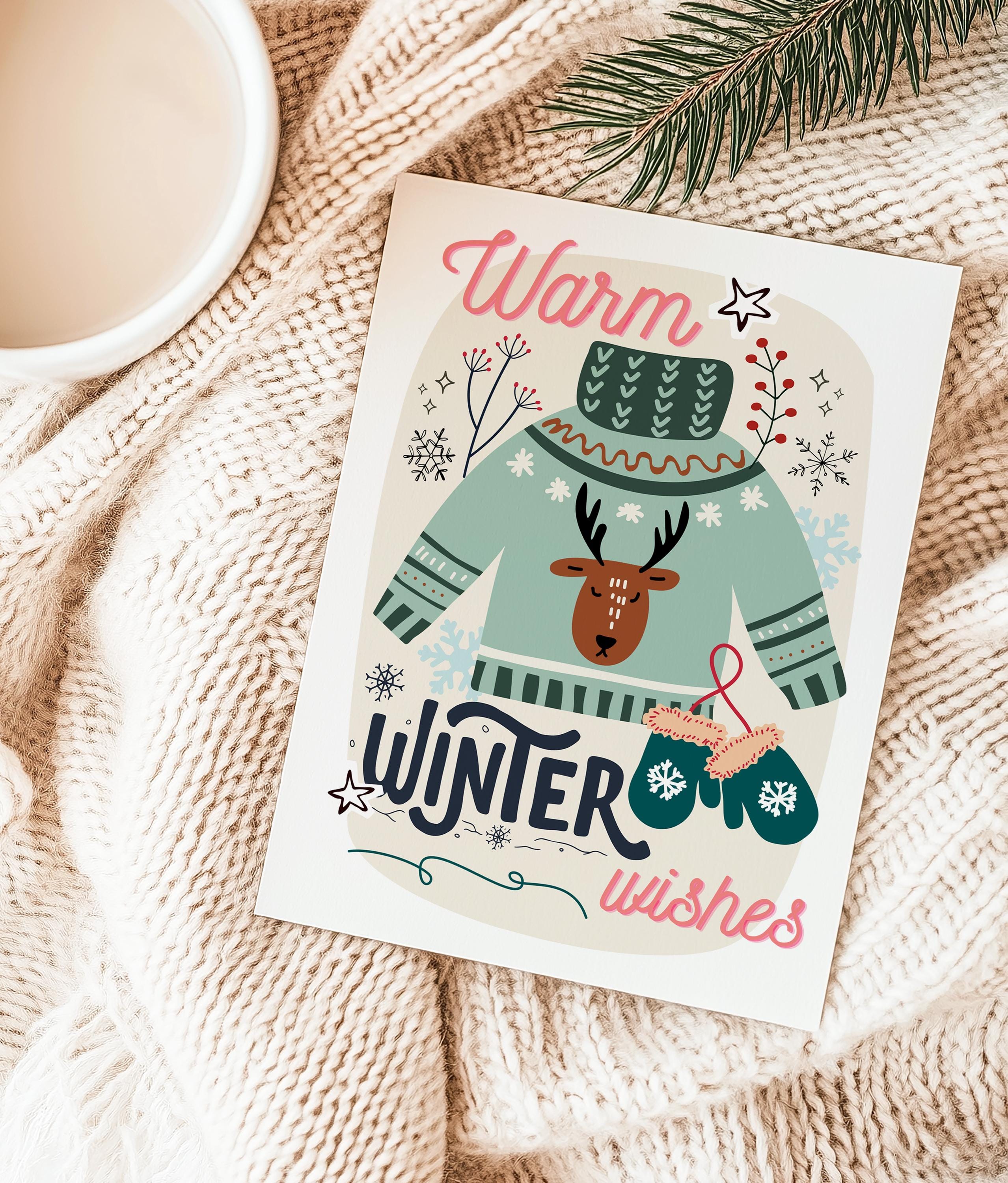 Weihnachtskarte Für Sohn – Mit Umschlag, Herzlicher Text, Perfekt Für Warme Weihnachtsgrüße & Familienliebe