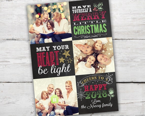 Christmas Photo Card, Holiday Photo Card, Holiday Card, Family Christmas Card, Christmas Photo, Digital Christmas Card, Photo Christmas Card Il_570xn