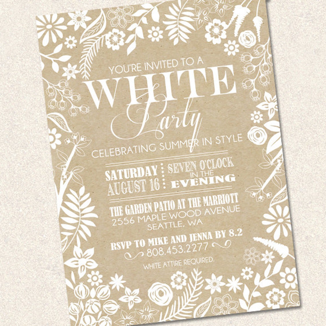 white-party-invites-all-white-party-invitation-white-party-etsy