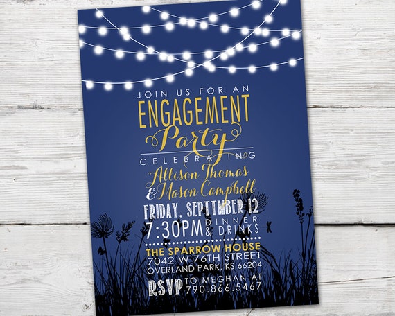 Engagement Invitation, Engagement Invites, Engagement Invitation PRINTABLE, Engagement Party Invitation, Engagement Dinner Invitation Il_570xn
