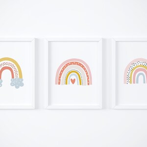 Modern Rainbow Nursery, Rainbow Wall Art, Rainbow Wall Decor, Modern Rainbow PRINTABLE, Modern Rainbow Nursery Print, Pastel Rainbow Decor