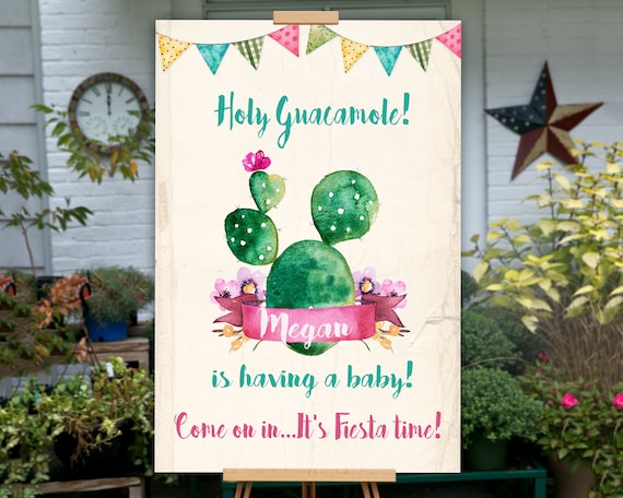 cactus baby shower