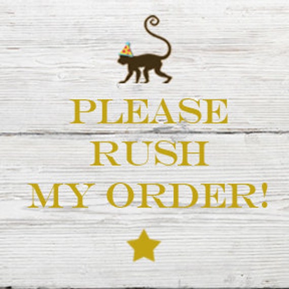 Add this to your cart if you would like to RUSH YOUR ORDER Il_570xn